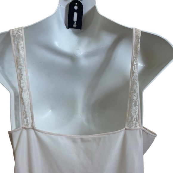 Vintage Soft Pink Lace Nightgown by Van Raalte Elegant Retro Sleepwear Size 36 - Picture 8 of 11